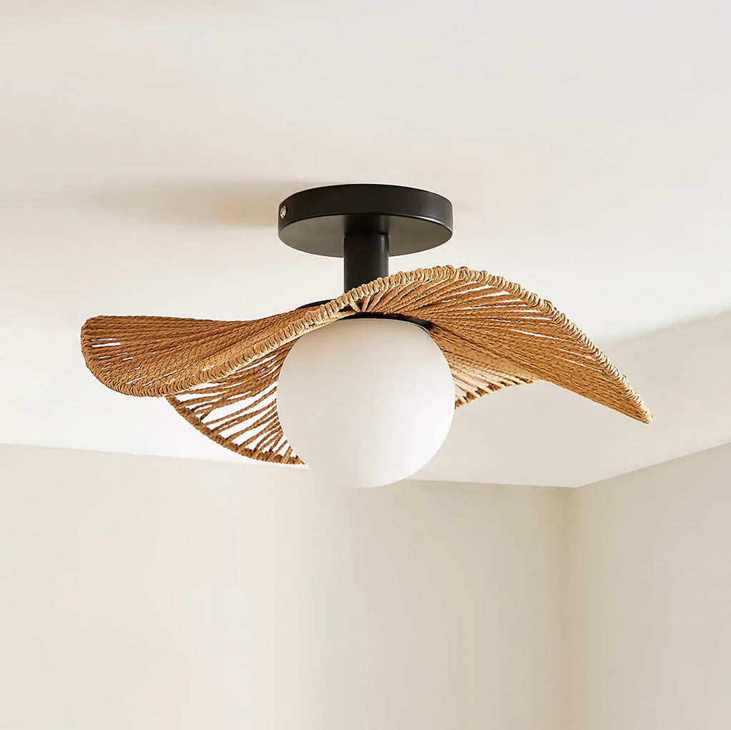 RAVENHURST FROSTED GLASS DOME CEILING LIGHT