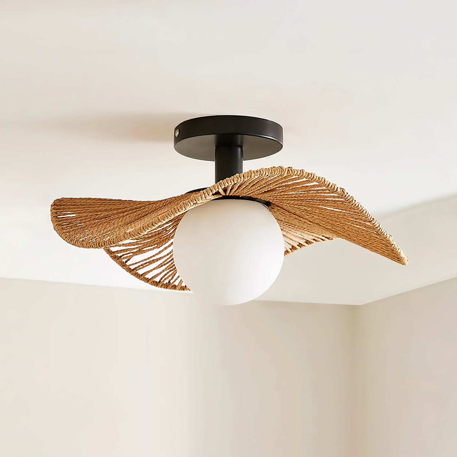 RAVENHURST FROSTED GLASS DOME CEILING LIGHT