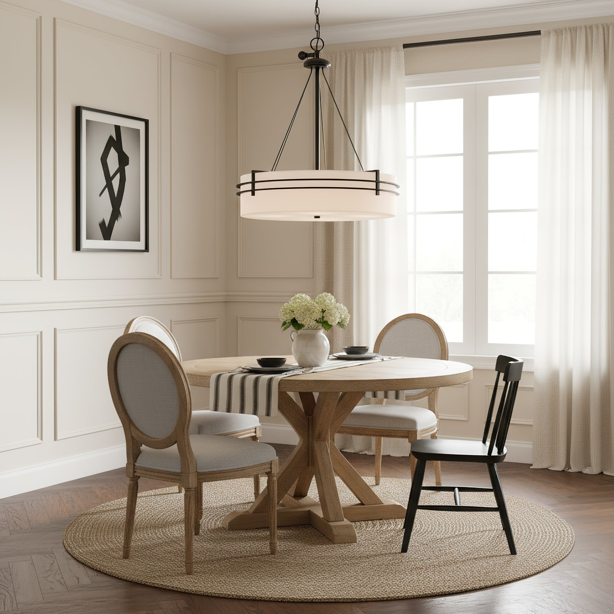 RAVENSHILL CRYSTAL DRAPED CEILING LANTERN