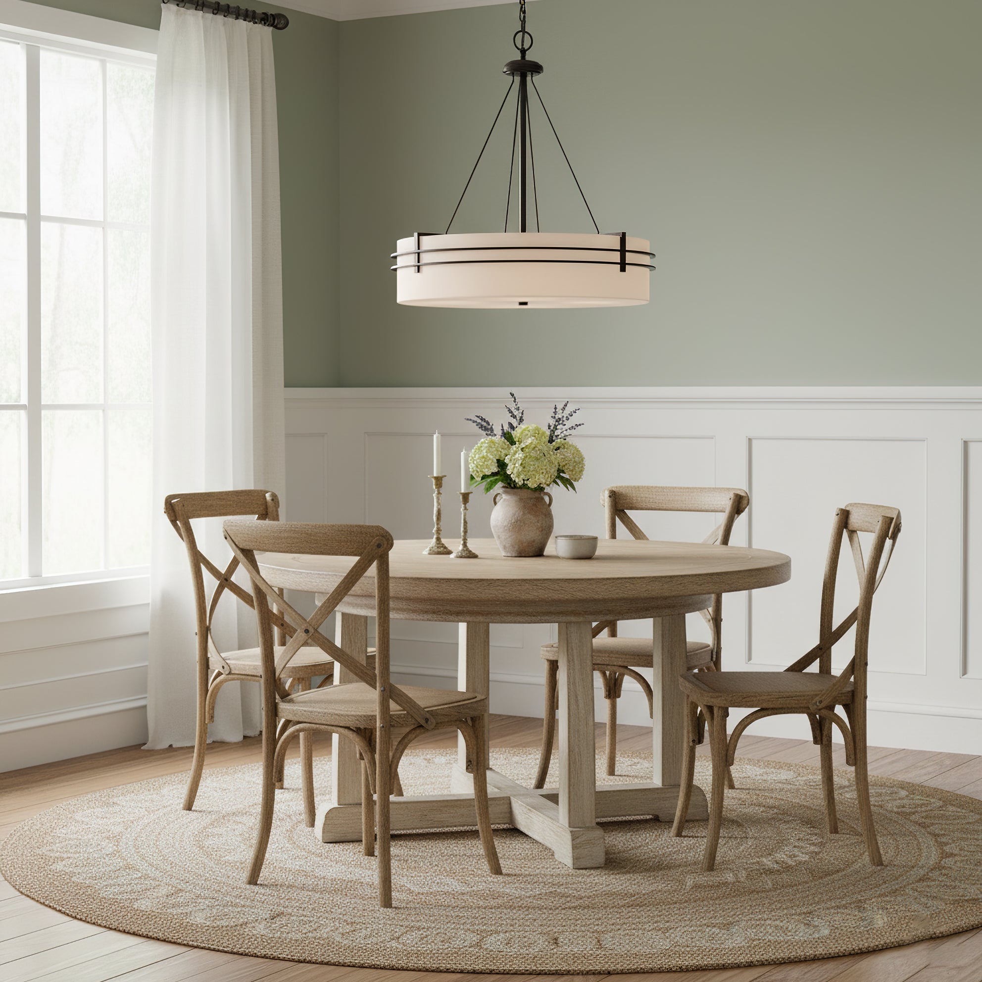 RAVENSHILL CRYSTAL DRAPED CEILING LANTERN