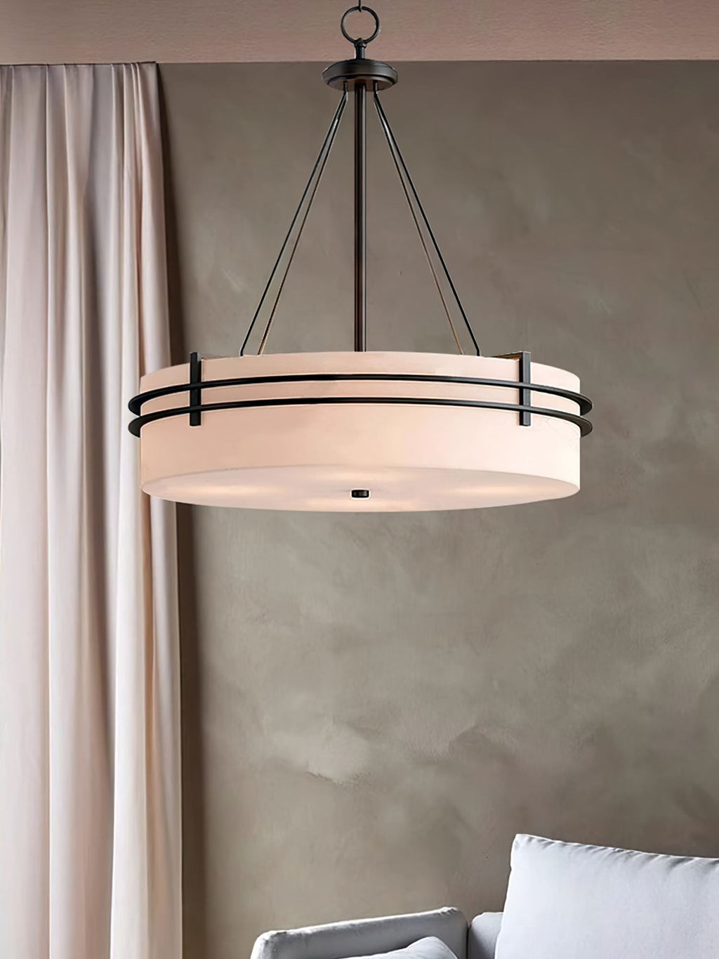 RAVENSHILL CRYSTAL DRAPED CEILING LANTERN