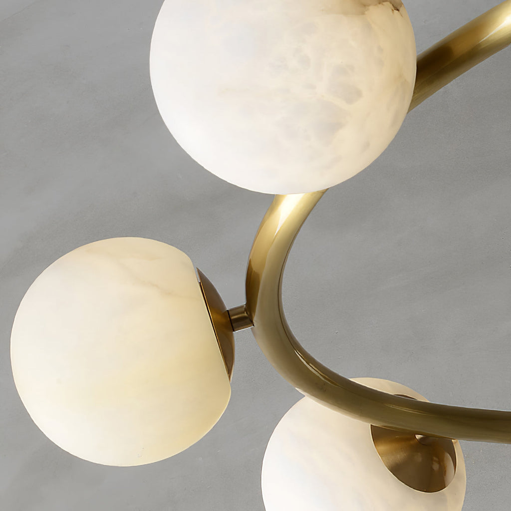 WHITBY SPIRAL CRYSTAL CEILING LANTERN