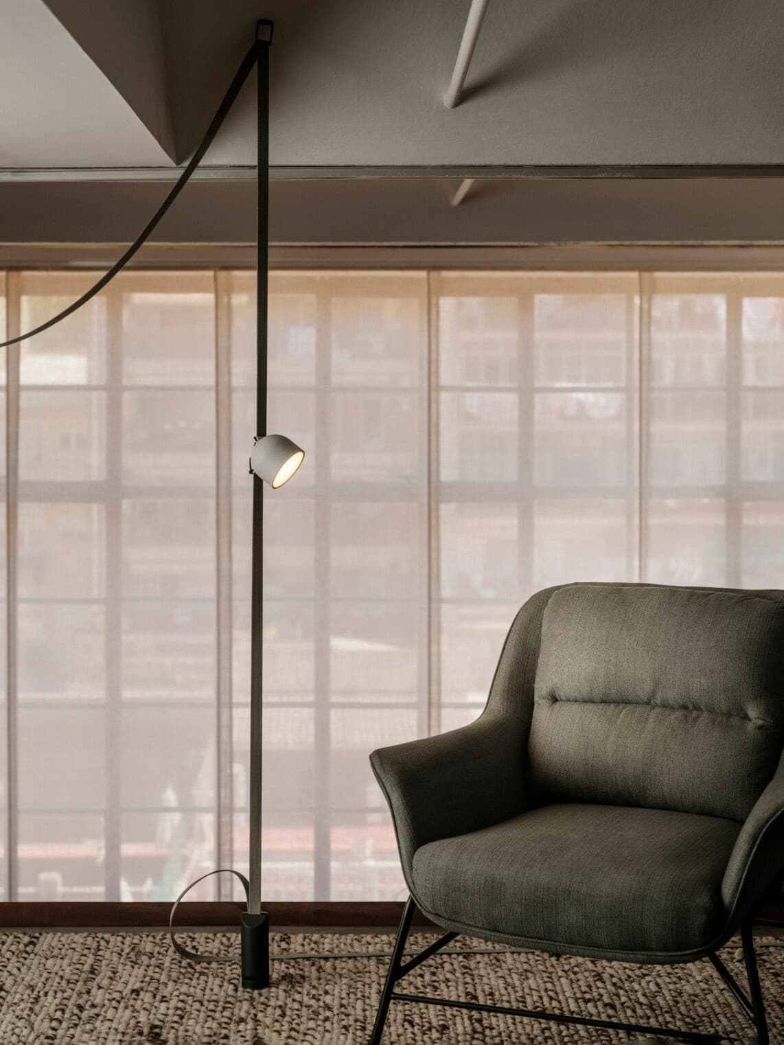 WINTHORPE CANVAS SPHERE HANGING LANTERN