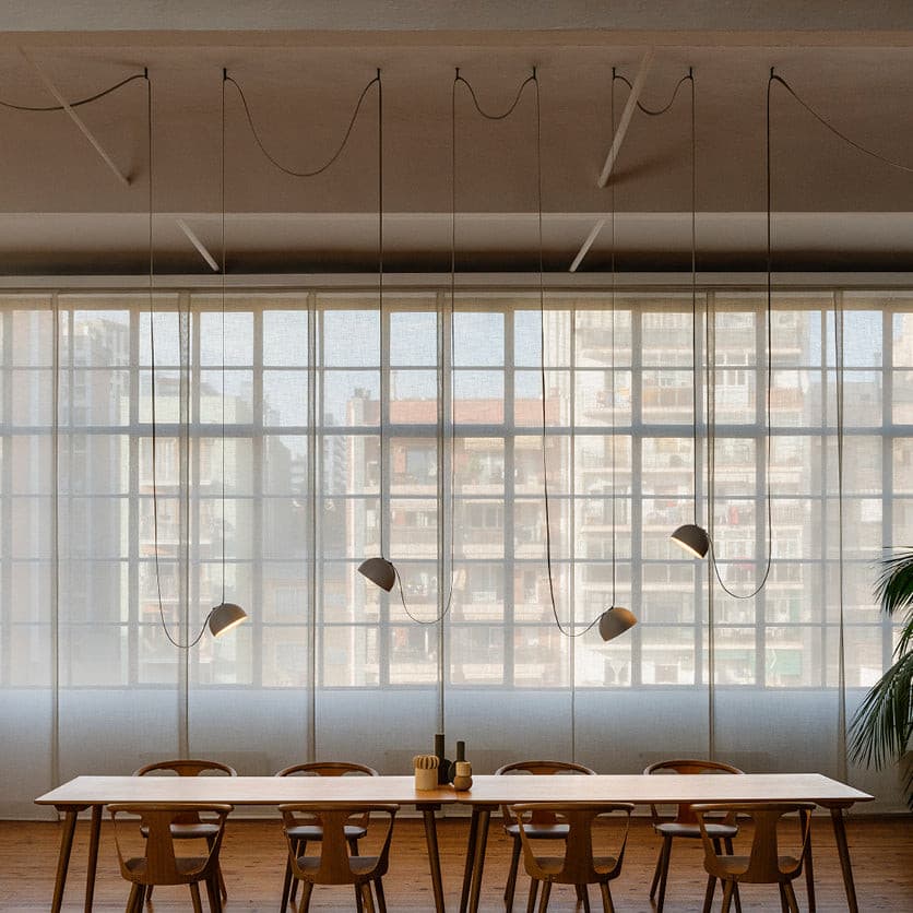 WINTERBOURNE LEATHER DOME PENDANT LIGHT