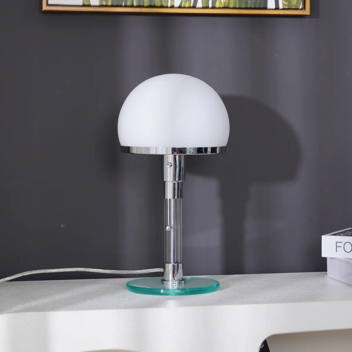 WINTHROP POLISHED ORB TABLE LANTERN