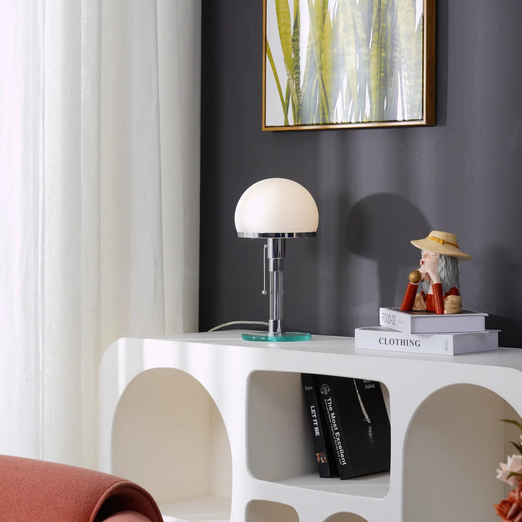 WINTHROP POLISHED ORB TABLE LANTERN