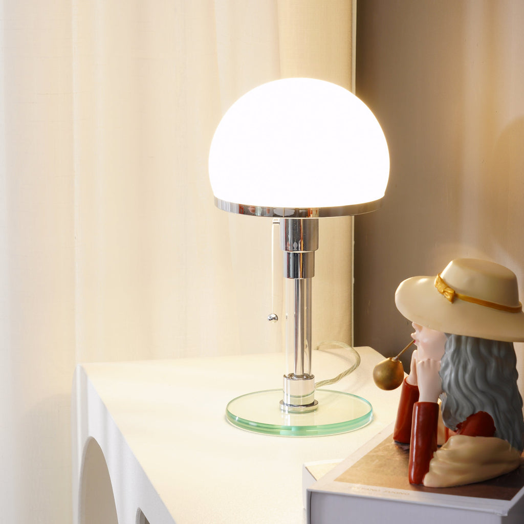 WINTHROP POLISHED ORB TABLE LANTERN