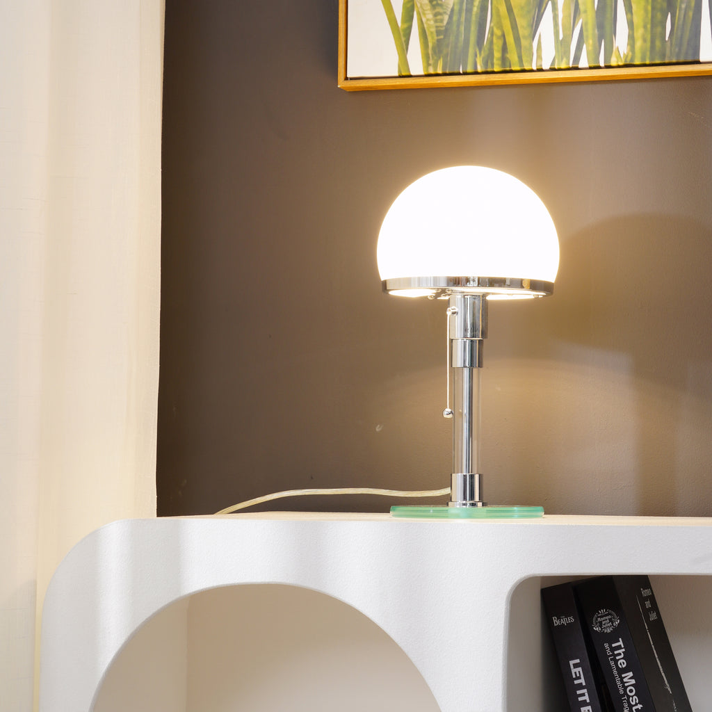 WINTHROP POLISHED ORB TABLE LANTERN