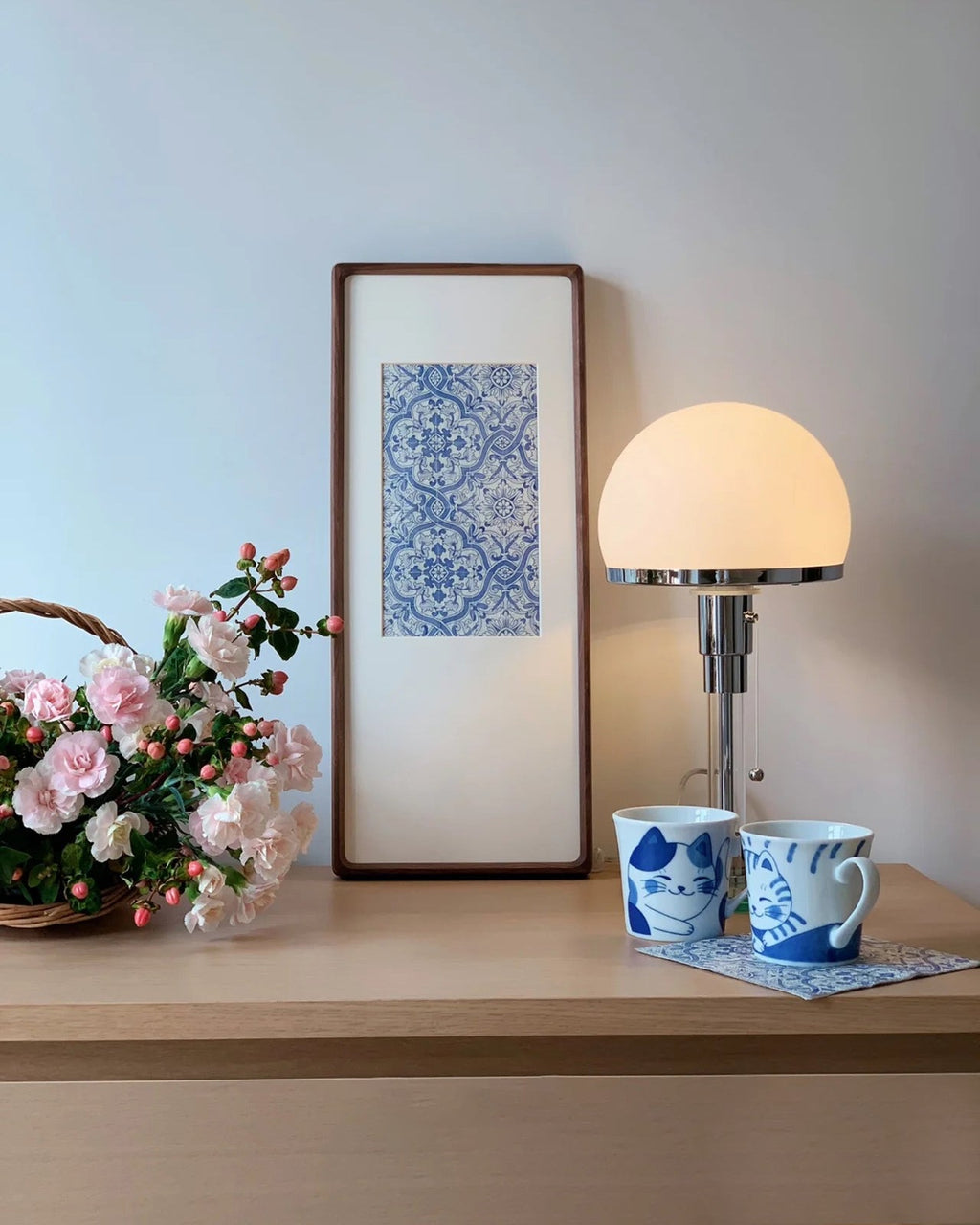 WINTHROP POLISHED ORB TABLE LANTERN