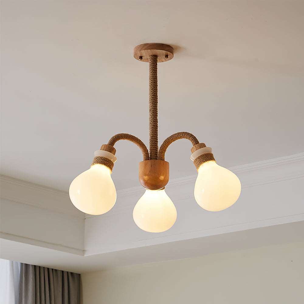 RAVENHURST NATURAL FIBER HANGING LIGHT