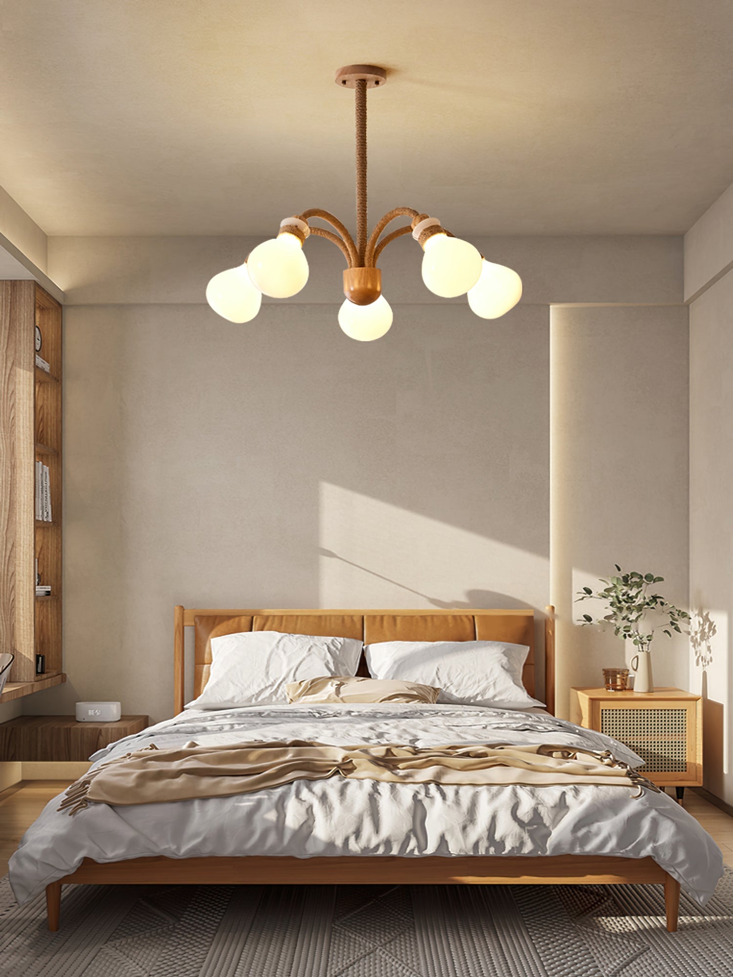 RAVENHURST NATURAL FIBER HANGING LIGHT
