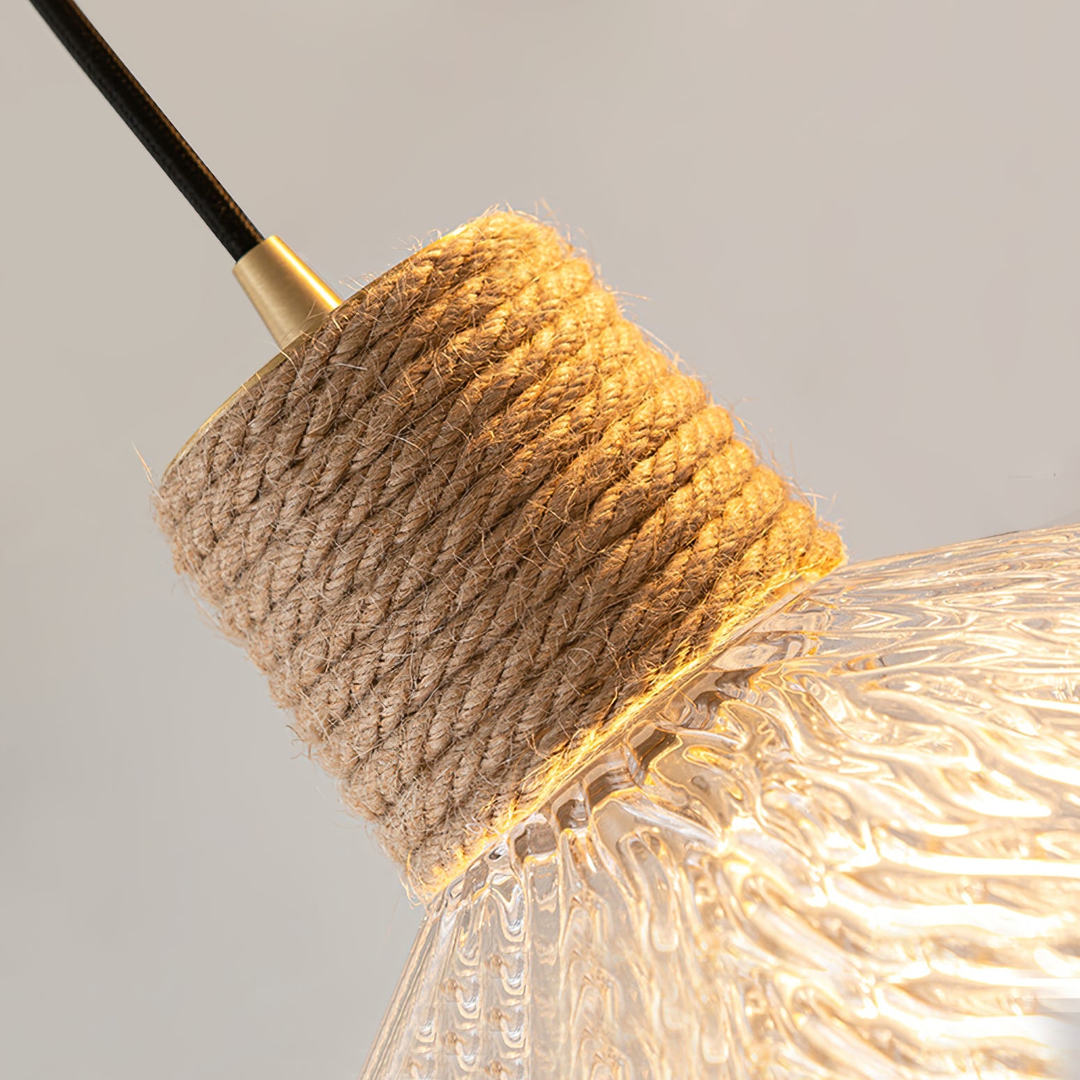 WINDSOR HEMP TWINE GLASS ILLUMINATOR