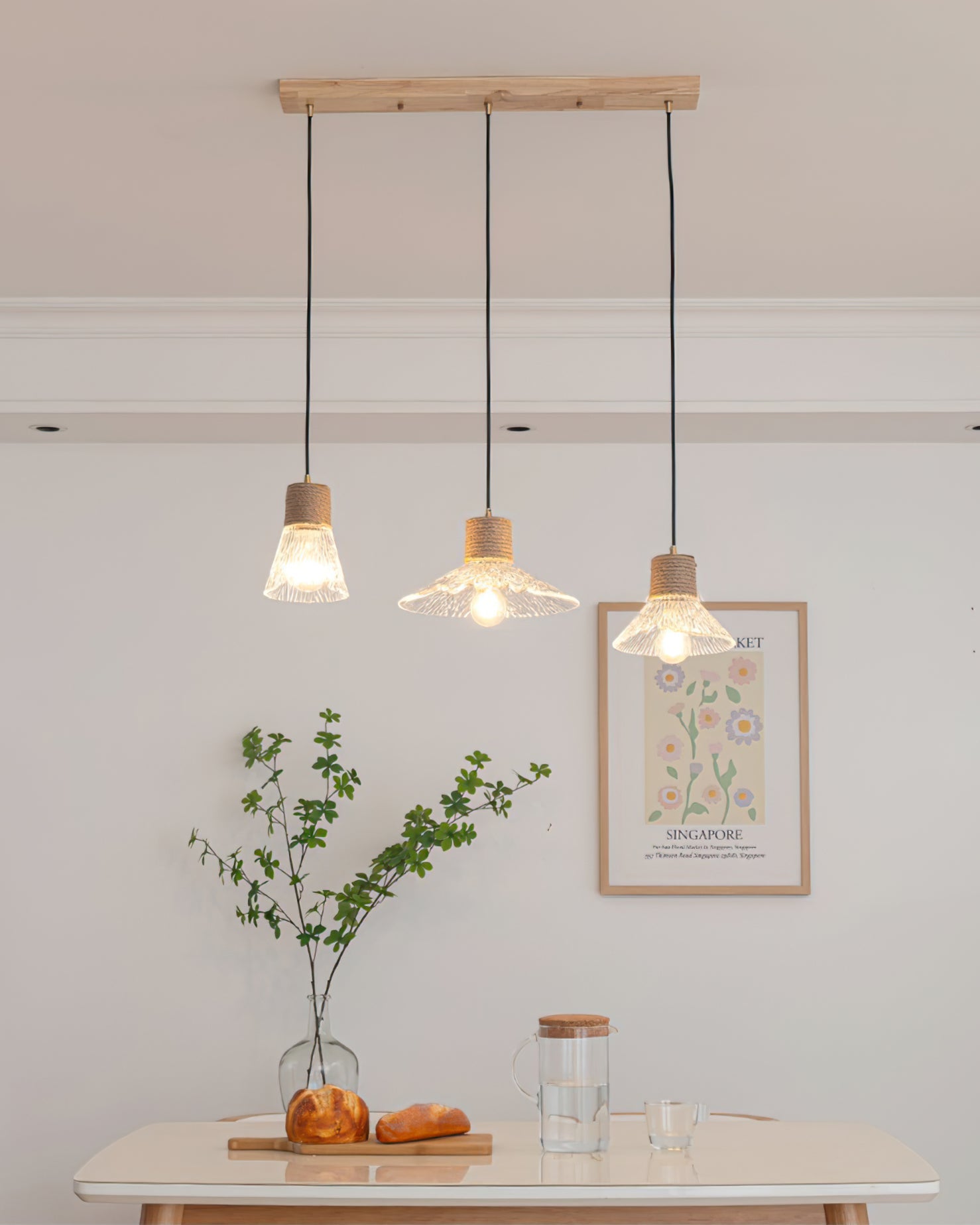 WINDSOR HEMP TWINE GLASS ILLUMINATOR