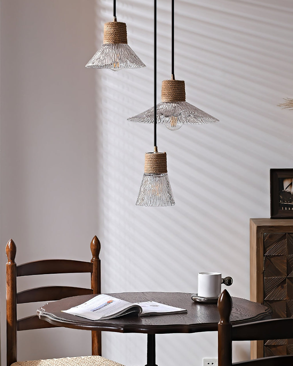 WINDSOR HEMP TWINE GLASS ILLUMINATOR