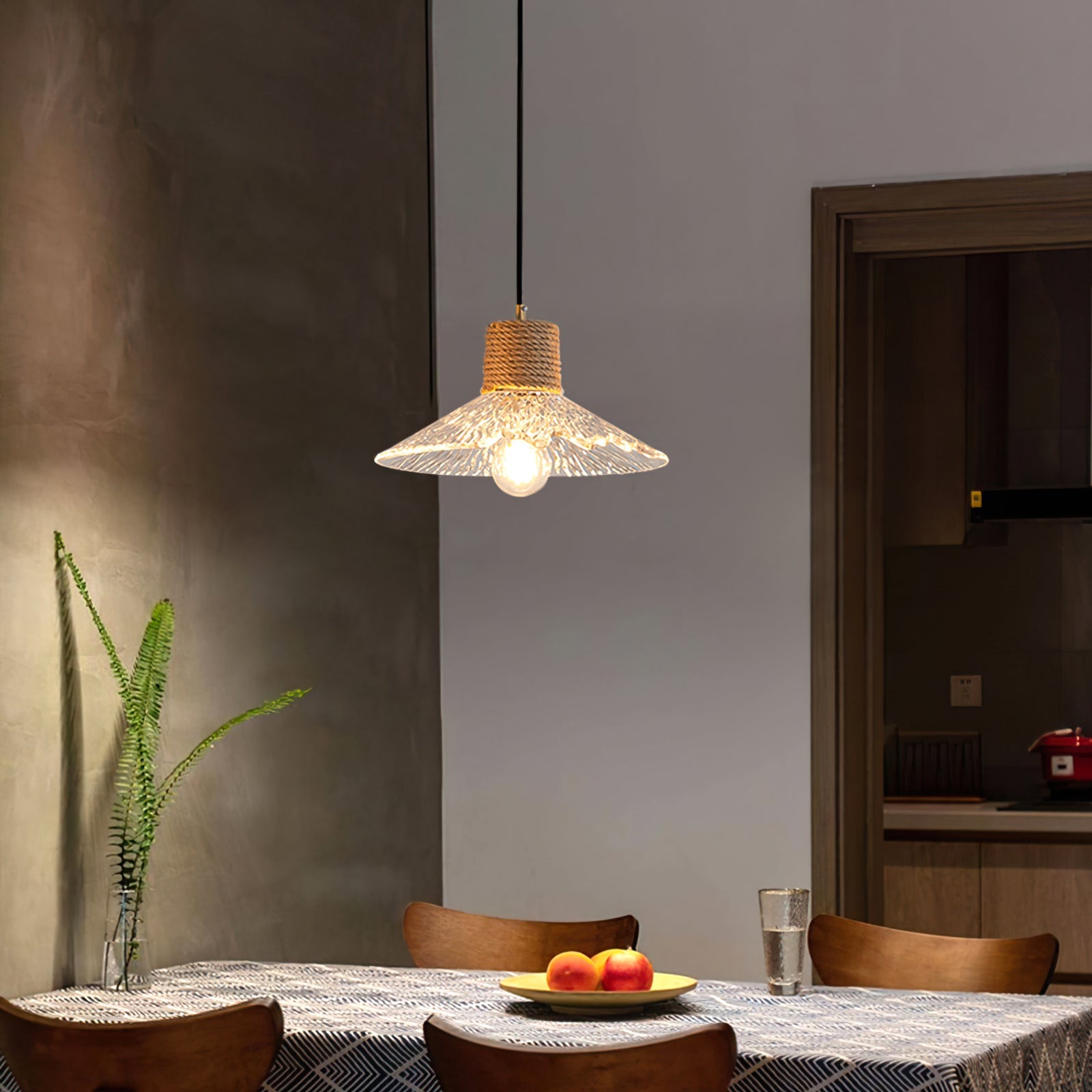 WINDSOR HEMP TWINE GLASS ILLUMINATOR
