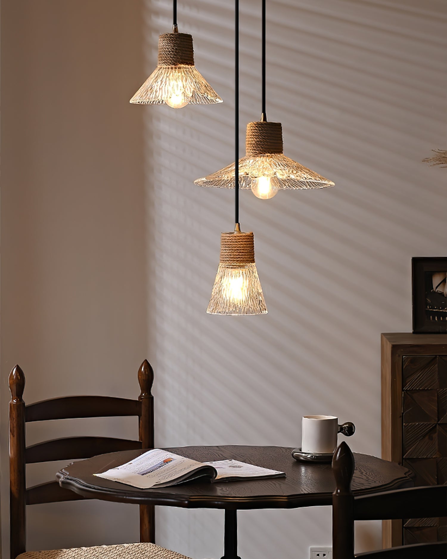 WINDSOR HEMP TWINE GLASS ILLUMINATOR
