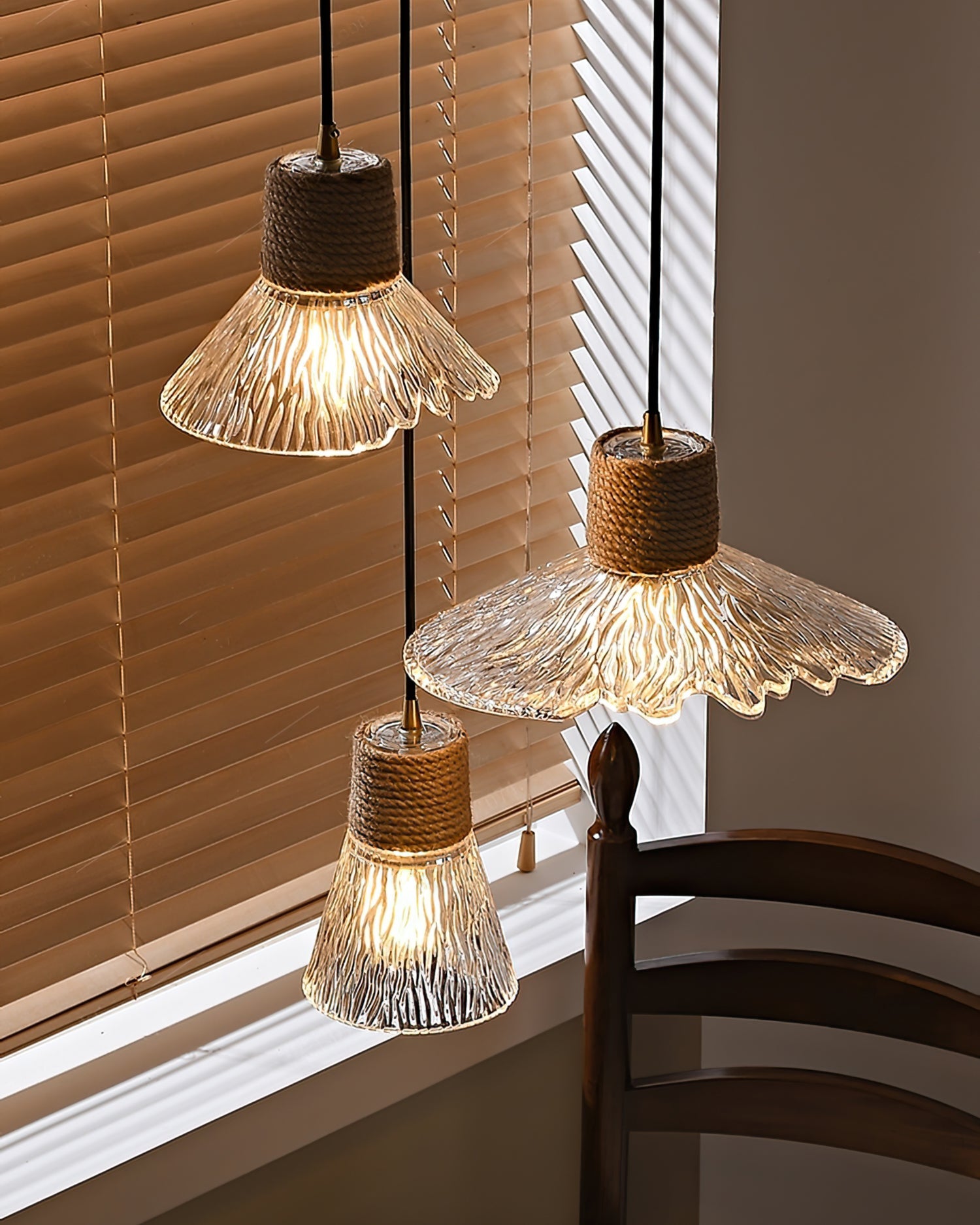 WINDSOR HEMP TWINE GLASS ILLUMINATOR