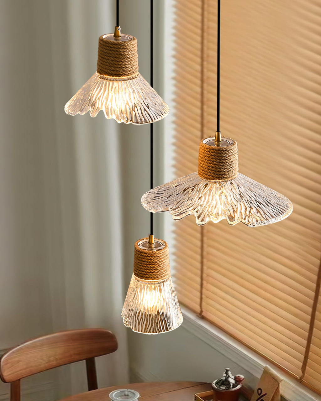 WINDSOR HEMP TWINE GLASS ILLUMINATOR
