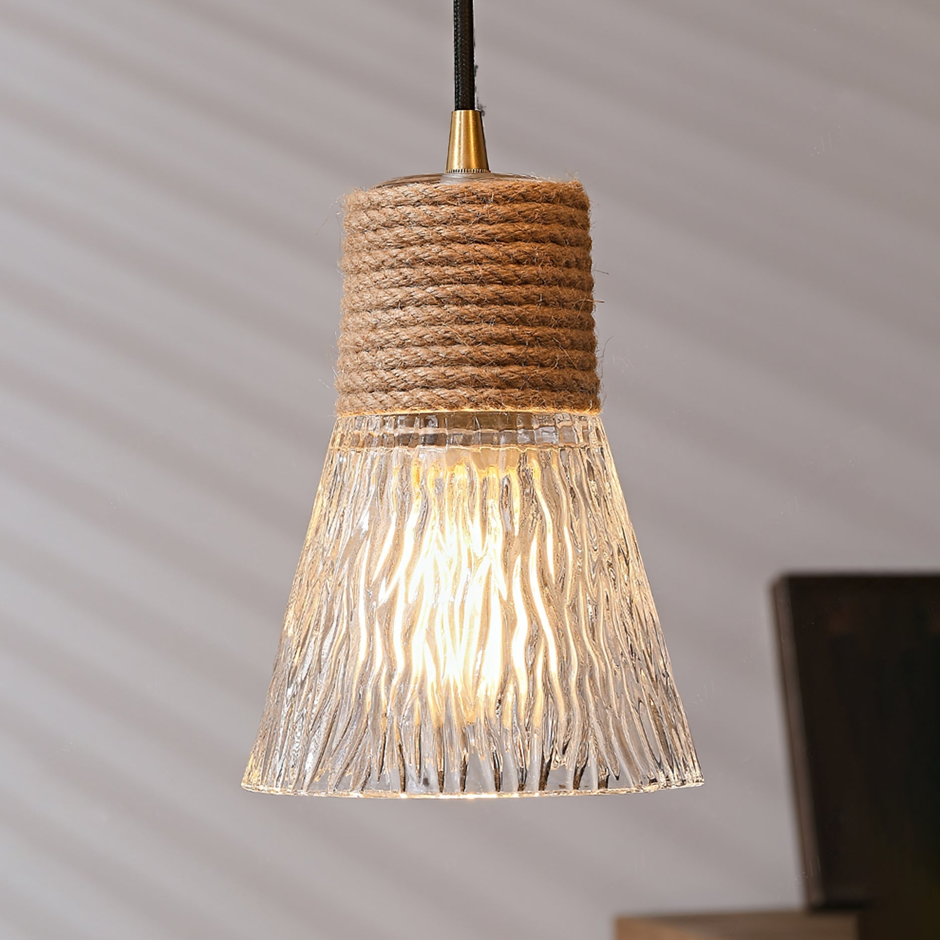 WINDSOR HEMP TWINE GLASS ILLUMINATOR