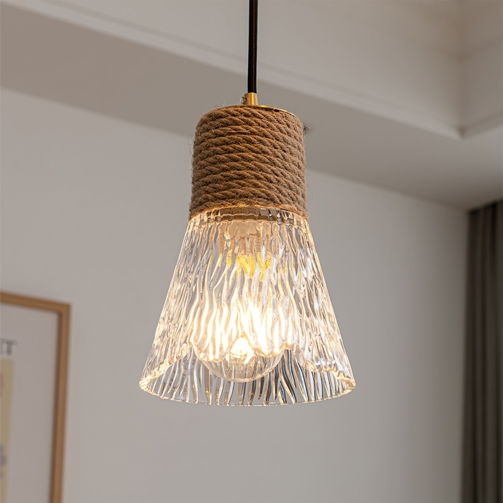 WINDSOR HEMP TWINE GLASS ILLUMINATOR