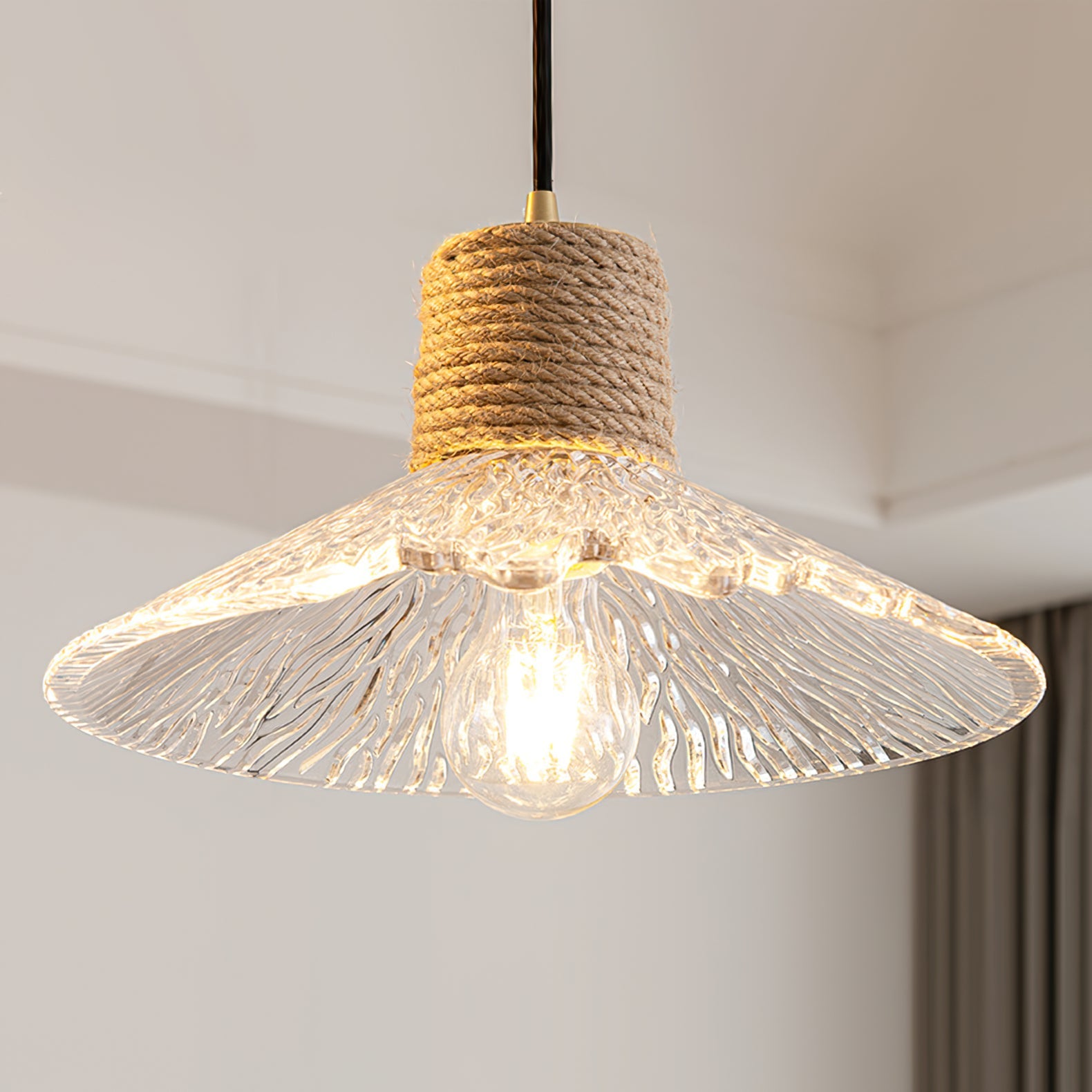 WINDSOR HEMP TWINE GLASS ILLUMINATOR