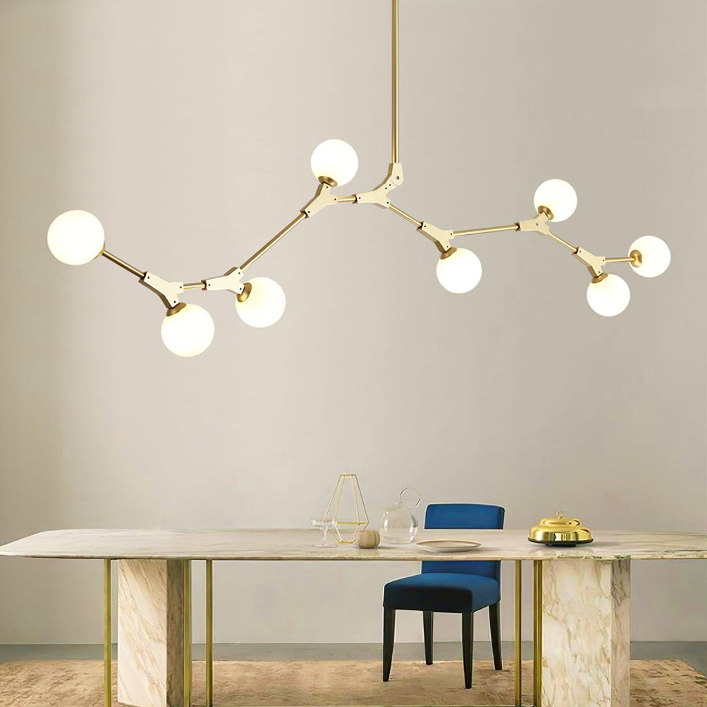 BRAMBLETON CRYSTAL GLOBE CHANDELIER