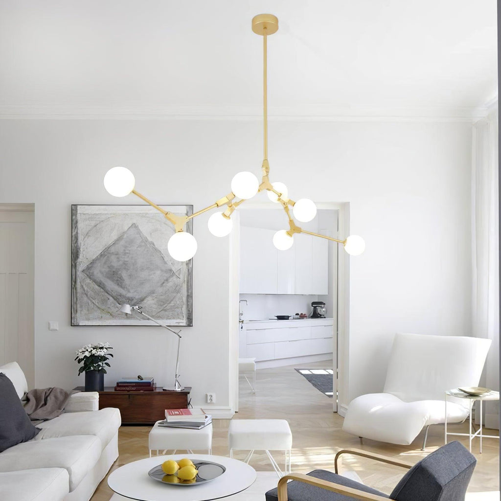 BRAMBLETON CRYSTAL GLOBE CHANDELIER