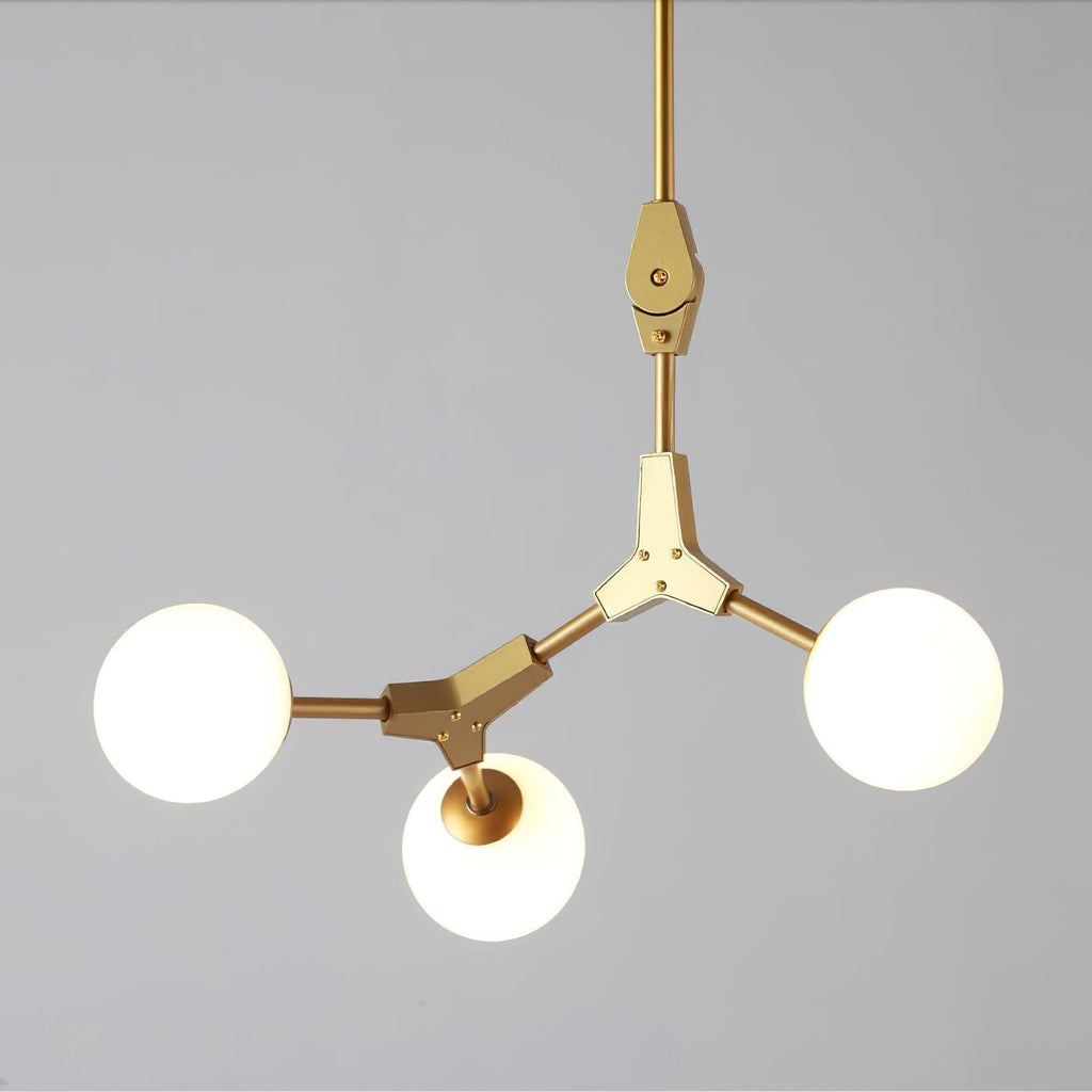 BRAMBLETON CRYSTAL GLOBE CHANDELIER