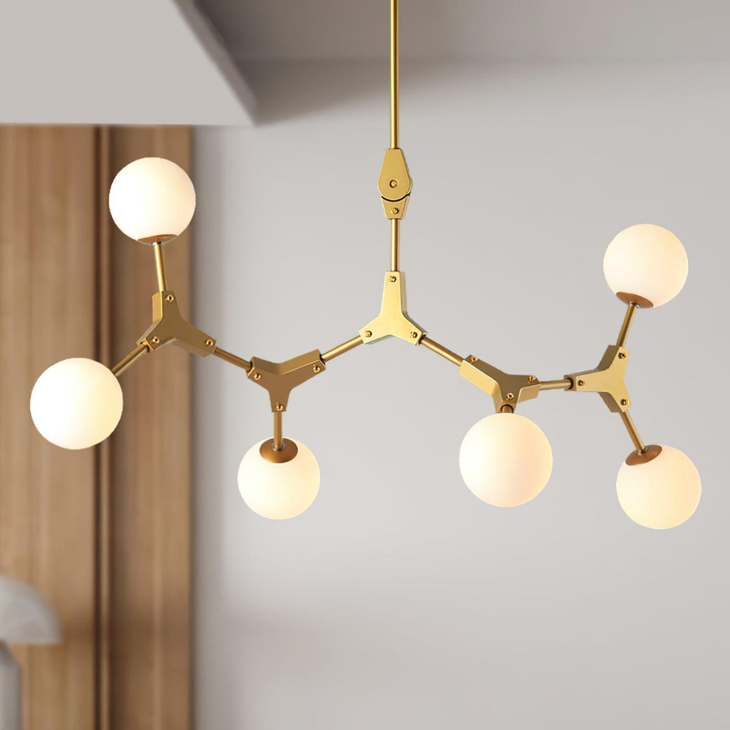 BRAMBLETON CRYSTAL GLOBE CHANDELIER