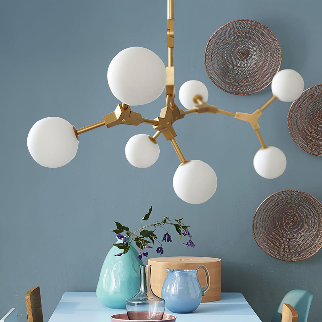 BRAMBLETON CRYSTAL GLOBE CHANDELIER