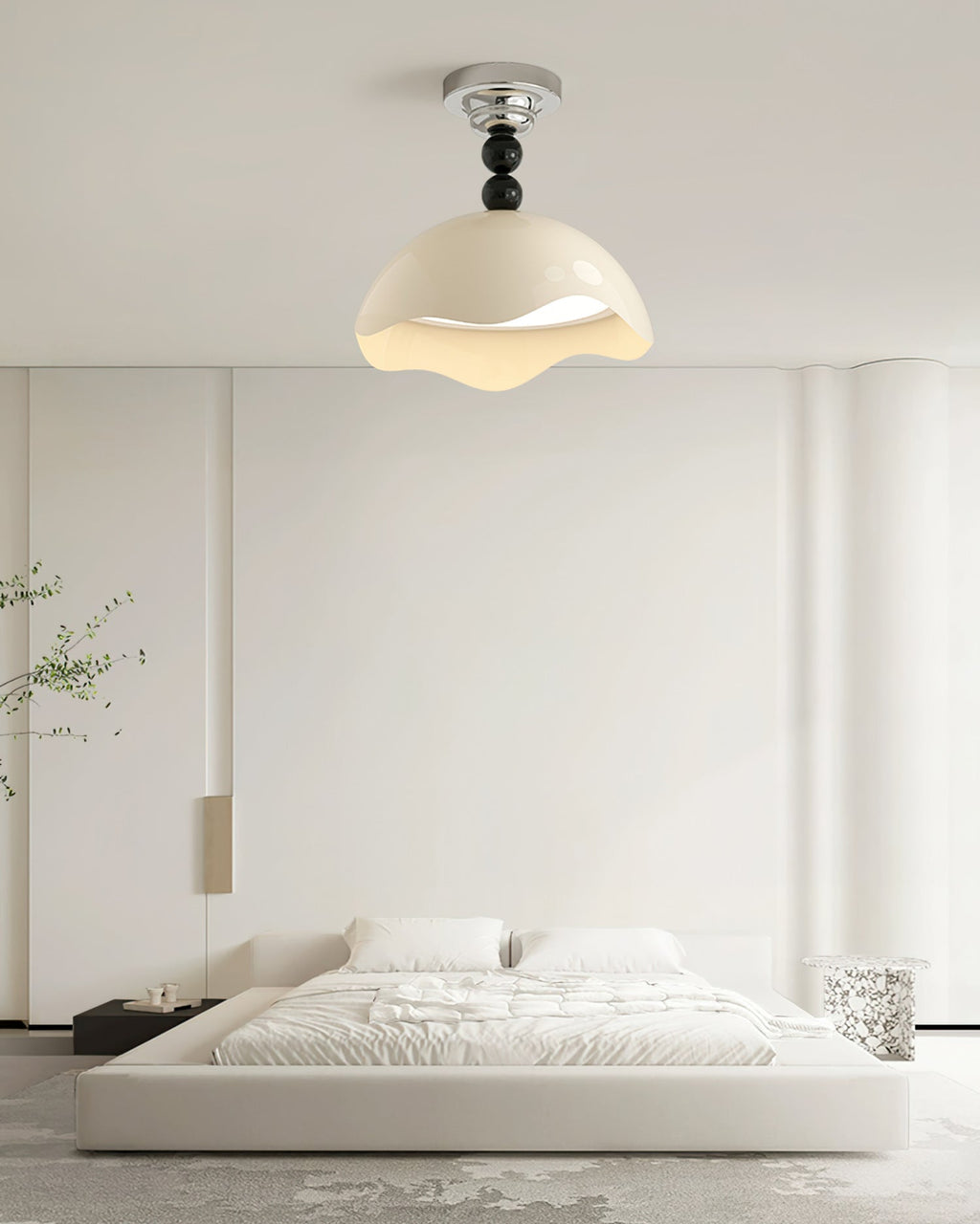 FENWICK IRON AND GLASS HANGING LANTERN