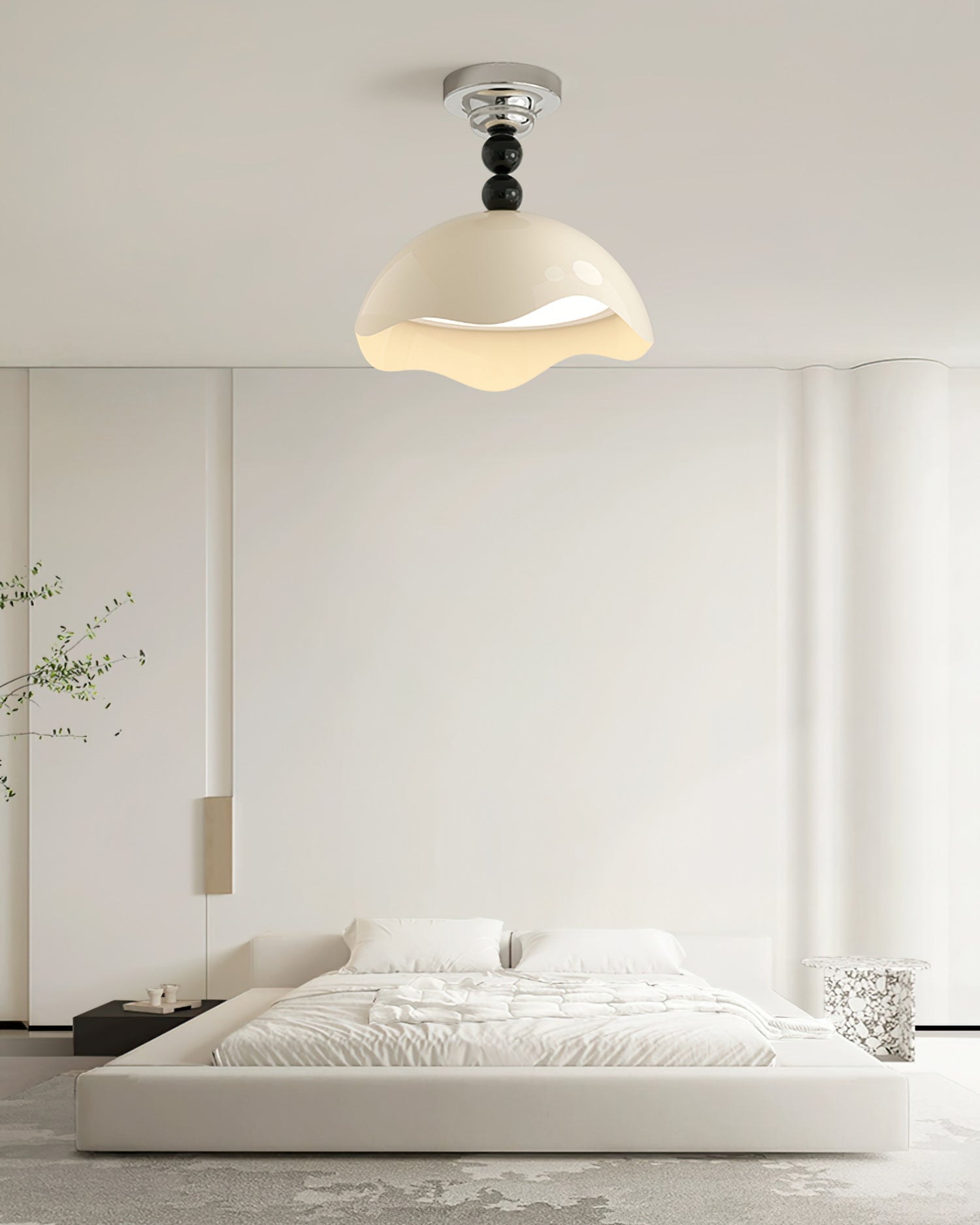 FENWICK IRON AND GLASS HANGING LANTERN