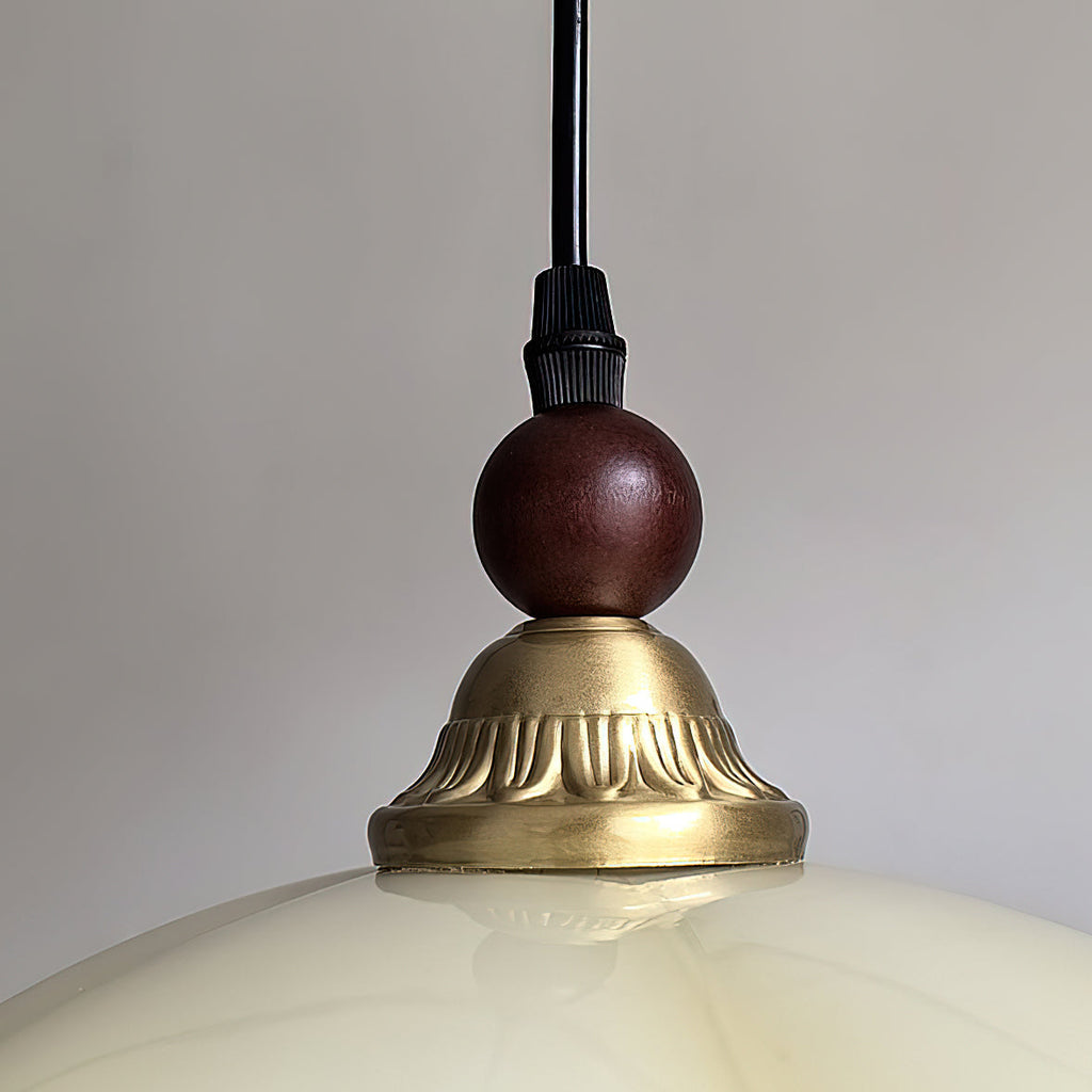 Winthrop Amber Globe Pendant