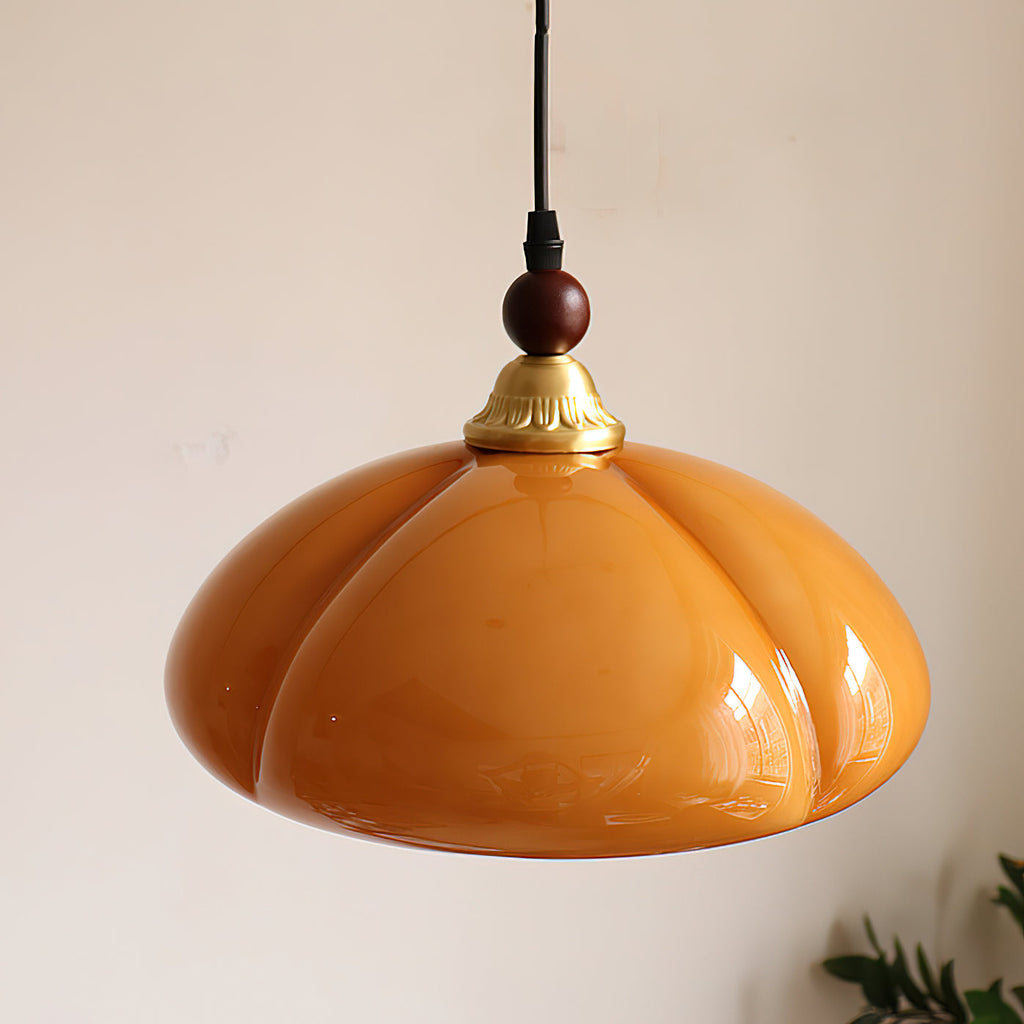 Winthrop Amber Globe Pendant