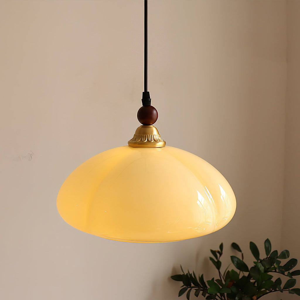 Winthrop Amber Globe Pendant
