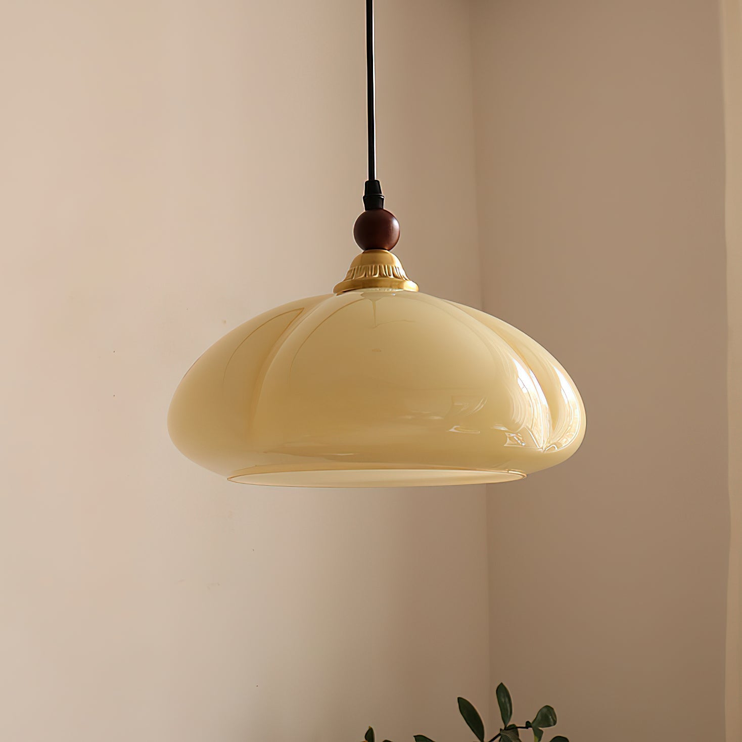 Winthrop Amber Globe Pendant