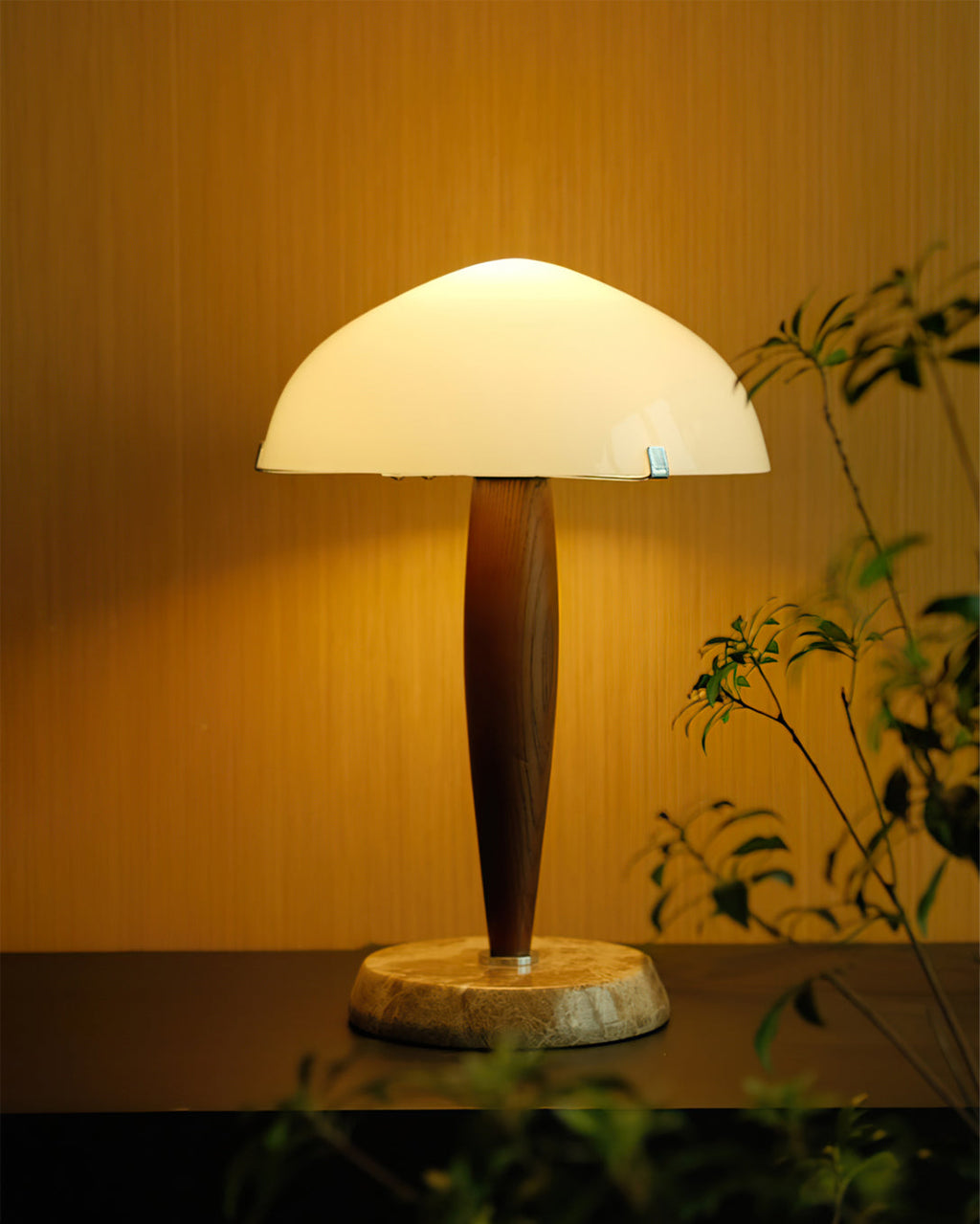 WINTHROPE IVORY SHADE TABLE LANTERN