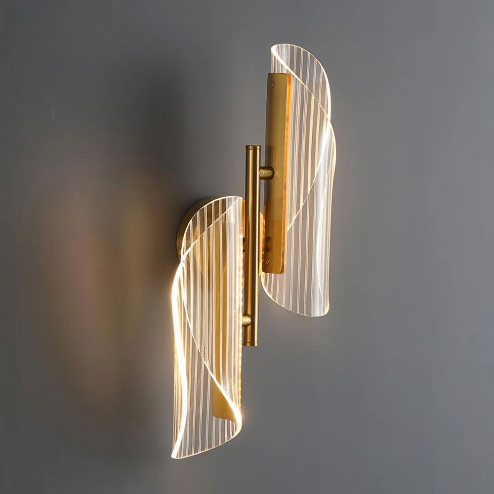 CHARLESTON GILDED TRIM WALL SCONCE