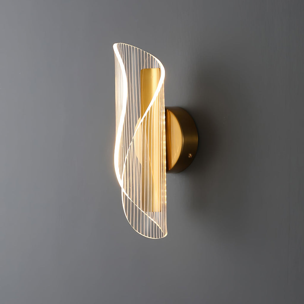 CHARLESTON GILDED TRIM WALL SCONCE