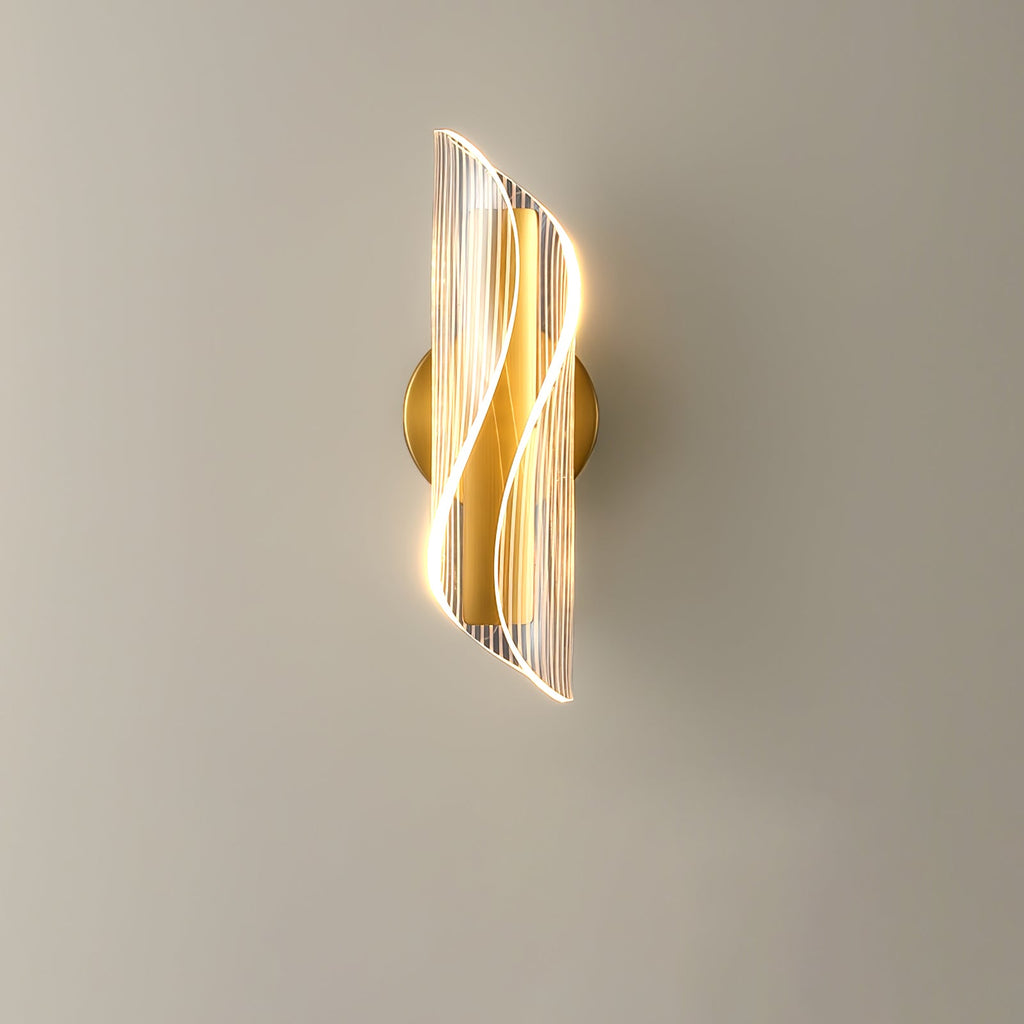 CHARLESTON GILDED TRIM WALL SCONCE