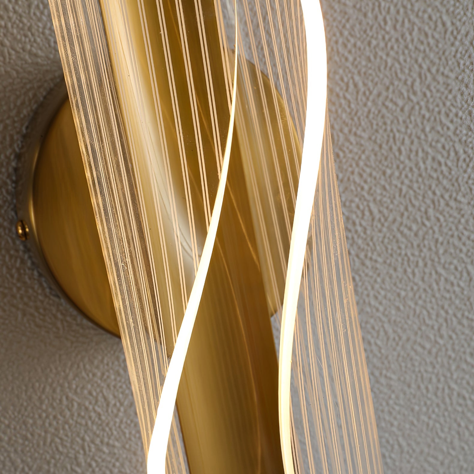 CHARLESTON GILDED TRIM WALL SCONCE
