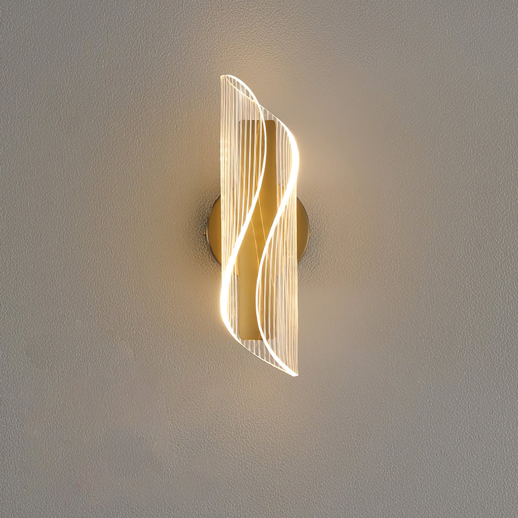 CHARLESTON GILDED TRIM WALL SCONCE