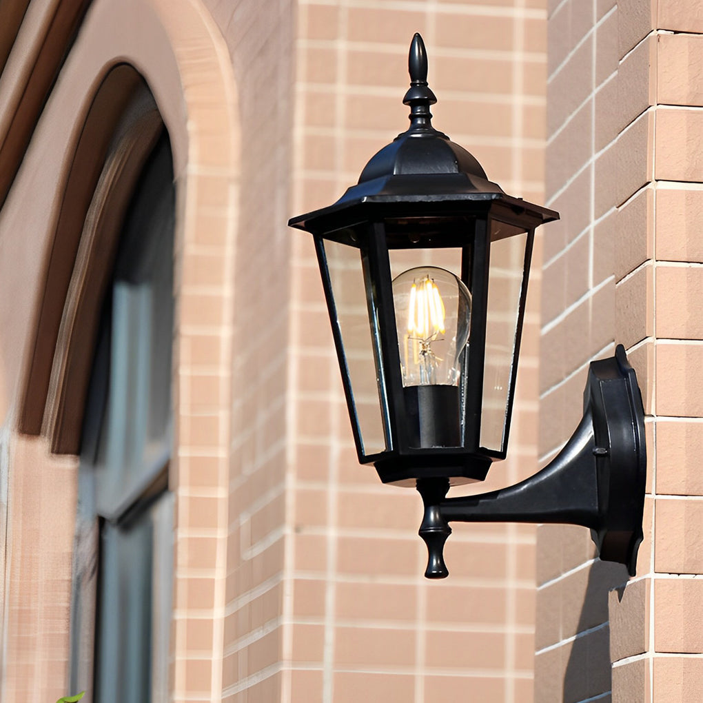 WINDSOR HEXAGONAL OUTDOOR WALL LANTERN