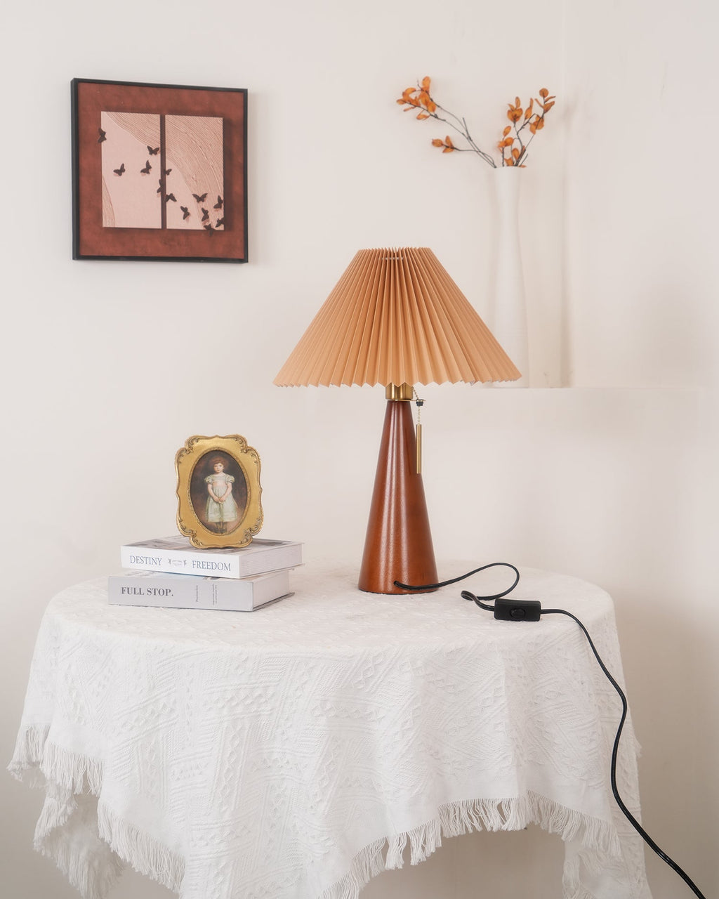 FENWICK WOVEN CANOPY TABLE LAMP