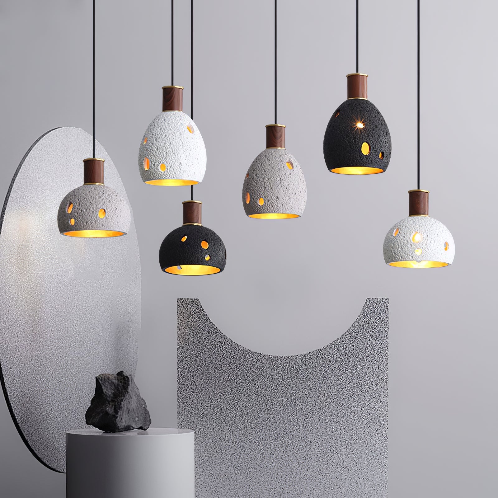BRAMBLETON HEXAGONAL LIGHTING CANOPY