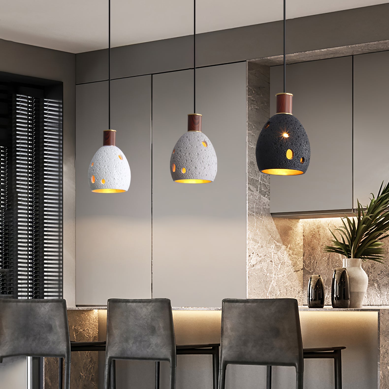 BRAMBLETON HEXAGONAL LIGHTING CANOPY