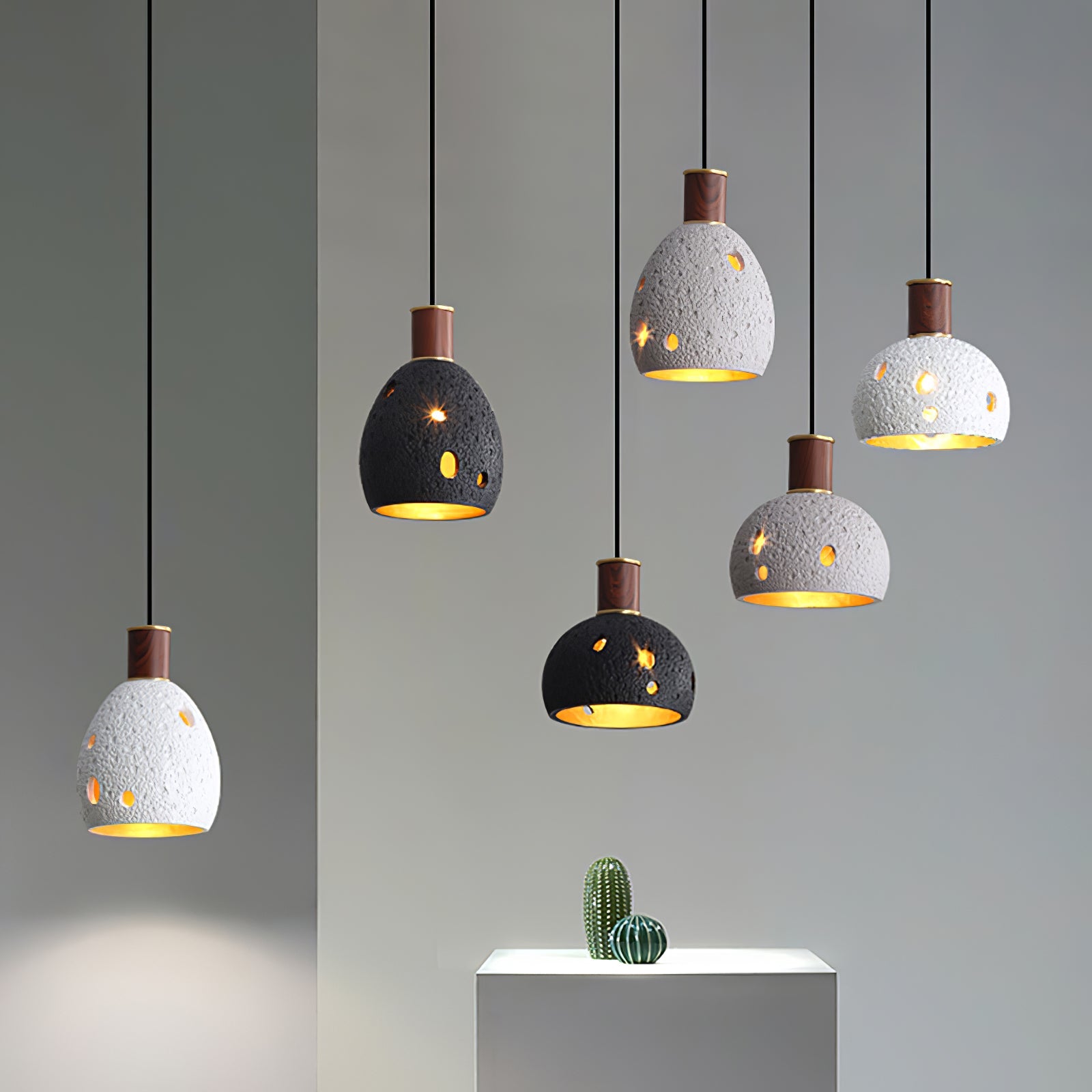 BRAMBLETON HEXAGONAL LIGHTING CANOPY