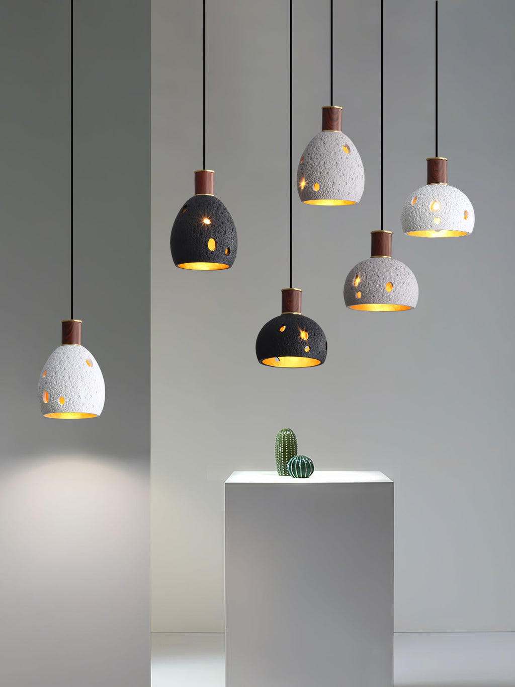 BRAMBLETON HEXAGONAL LIGHTING CANOPY