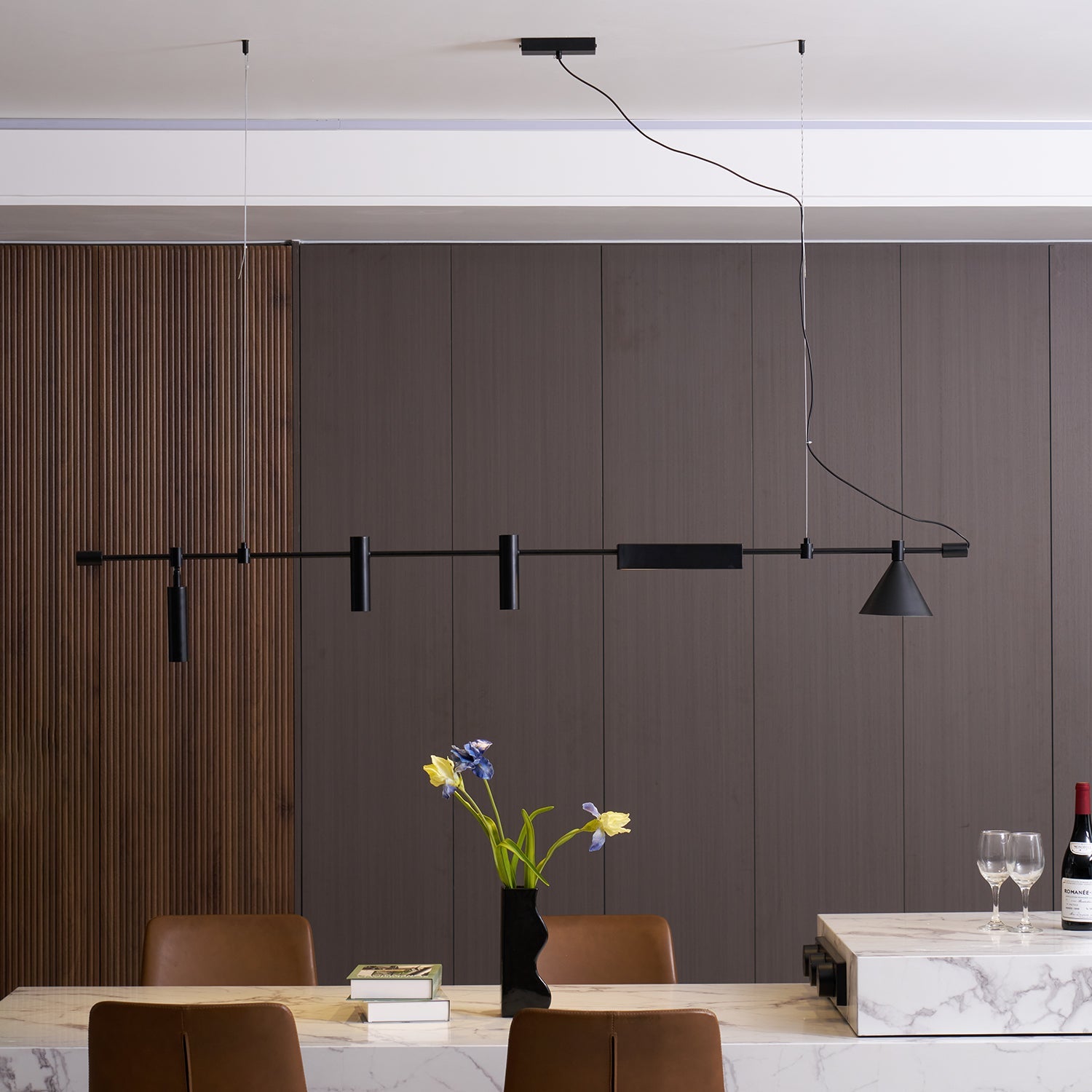 CHALFONT MODERN STRAIGHT LINE PENDANT LIGHT