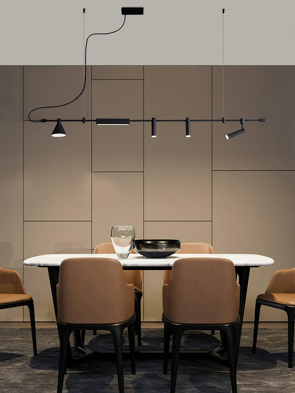 CHALFONT MODERN STRAIGHT LINE PENDANT LIGHT